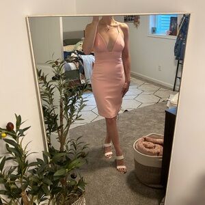 House of CB Blush dress.